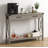 Console Table With 2 Drawers, Farmhouse Sofa Table With Storage Shelf, Accent Wood Entryway Table-106000296