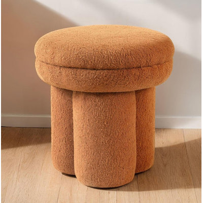 Round Top Accent Chair Stool Pedestal Base