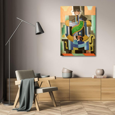 «African King» par Josef Capek - Art mural sur toile tendue avec châssis