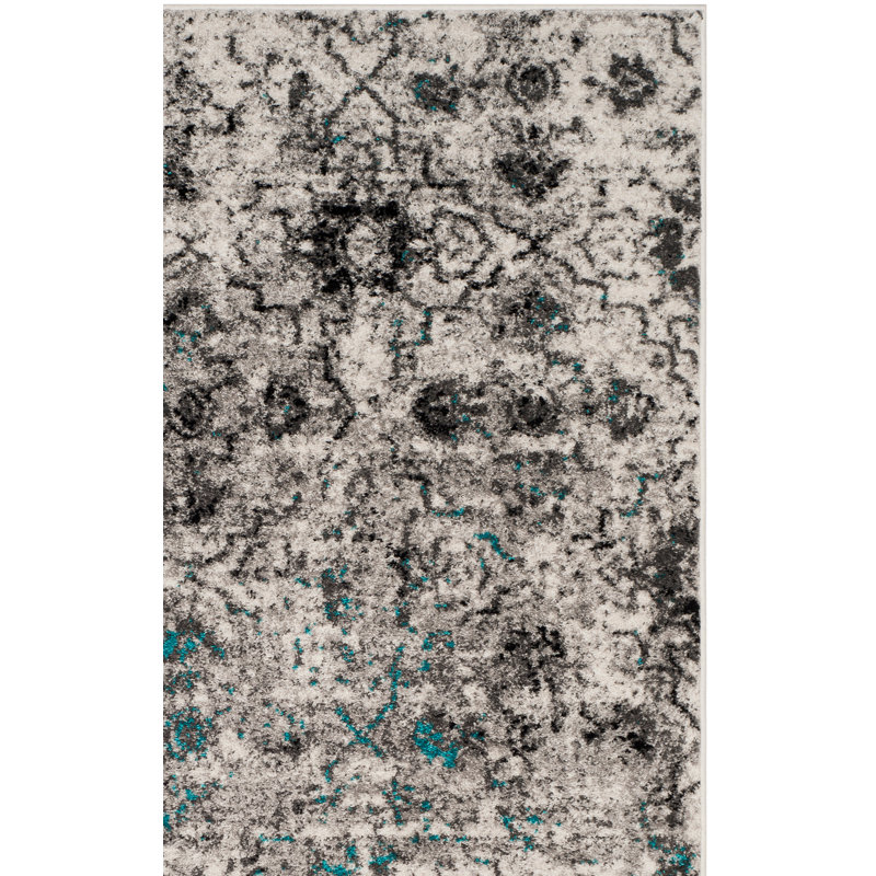 Olius Performance Abstract Rug, Rectangle 3' x 5'