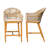 Bar Stools Set Of 2 With Arm And Backrest