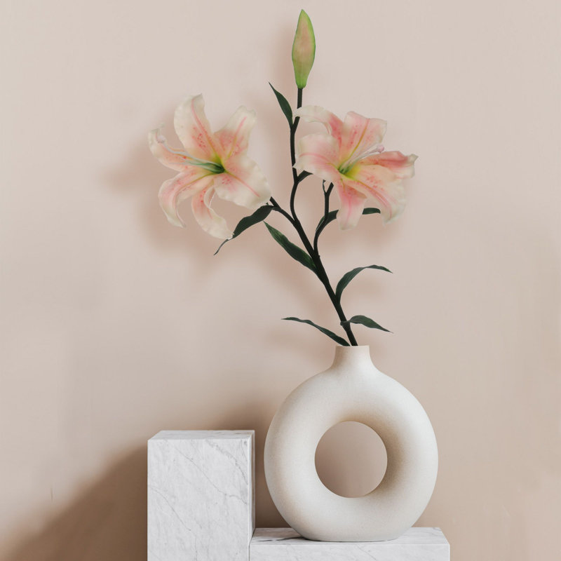 Silk Daisy Arrangement, Pink/White