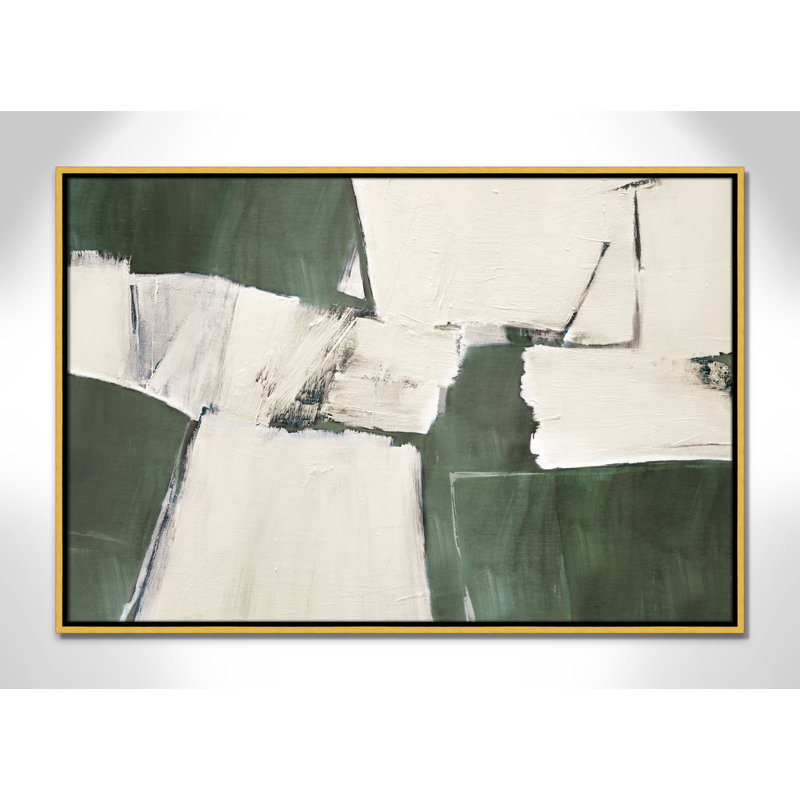 Summer Sage Plateau I - Reproduction de paysage par Judith Shapiro, Toile avec cadre, Flotteur doré, L 37,5 po x H 25,5 po