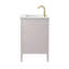 Ensemble de meuble-lavabo simple 30 po avec dessus en pierre reconstituée Bilroy-1395060403