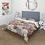 Ensemble de housse de couette à motif floral - muyuye-1153963647