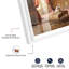 Décoration murale chambre Fluffy Bunny I Shadowbox Print par Notoriart, cadre blanc, 20 x 24-129532916-129532918