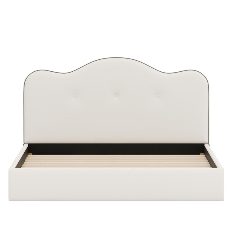 Base de lit plateforme moderne avec conception à profil bas