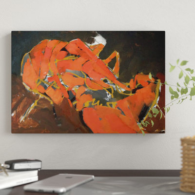 «Abstract Lobster I», impression sur toile