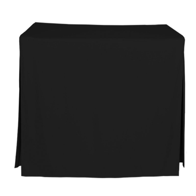 Tablevogue 34-Inch Square Table Cover, Black