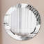 Huldar Glass Flat Wall Mirror