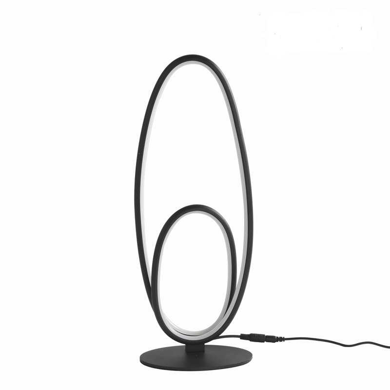 Devario Metal Novelty Lamp, Black
