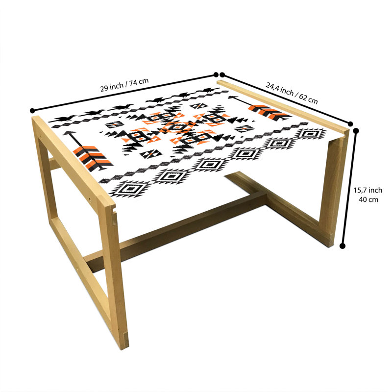 Isabelo Sled Coffee Table, 62cm H x 74cm W x 40cm D