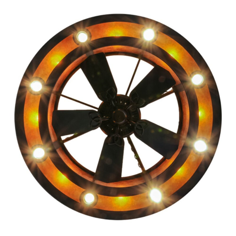 Mission Downrod Ceiling Fan
