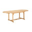 Oval Double Extendable Teak Dining Table