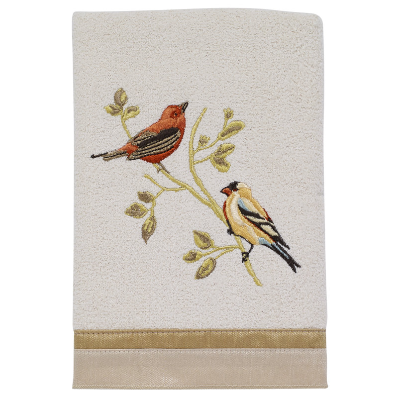 Gilded Birds 100% Cotton Waffle Hand Towel