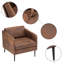 Fauteuil club en polyester 28,1 po-1113099059