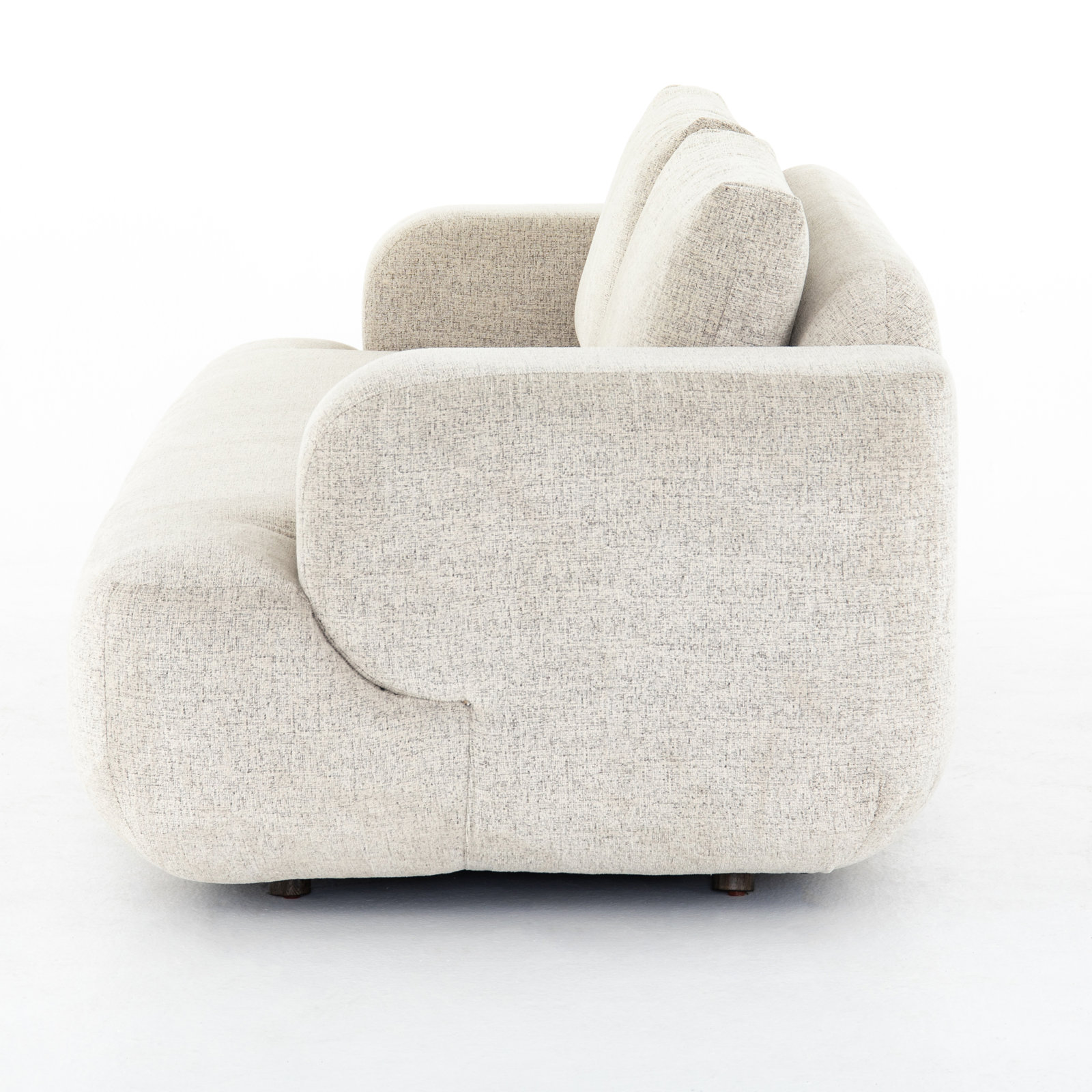 Fontaine 90'' Upholstered Sofa, Beige 100% Polyester