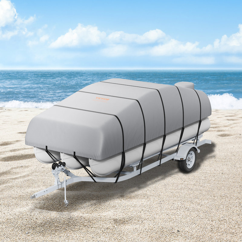 Buckle Watercraft Cover By VEVOR, 101.6 cm H x 440 cm W x 862 cm D