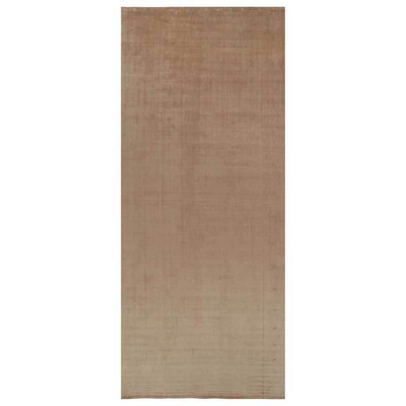 Textural Hand Knotted Silk Area Rug