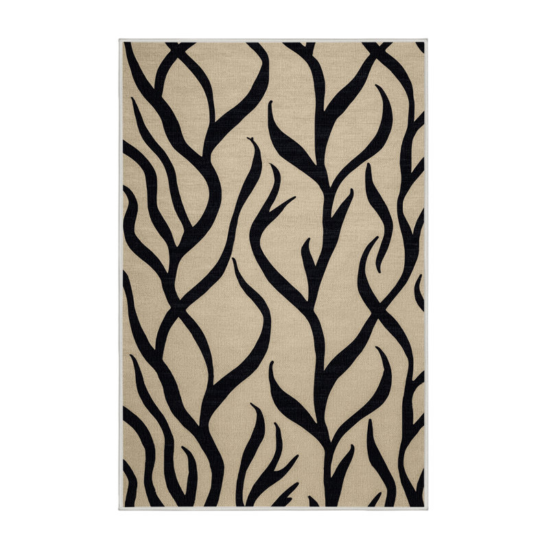  Tapis lavable Hijiki, Rectangulaire 2 pi x 3 pi