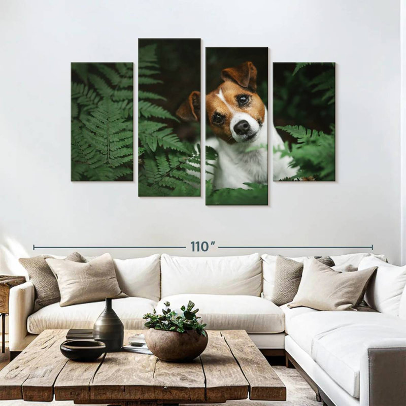Brampt Adorable Terrier, 54"H x 84"W