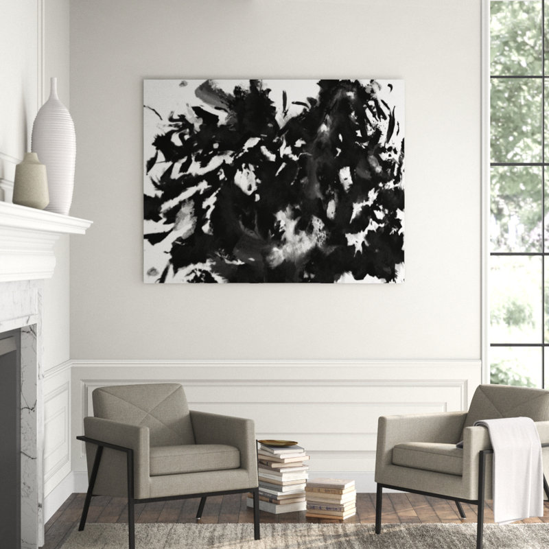 Valued Spaces Print by Ariel Gonzalez, Brush Gel, 47" H x 60" W x 1.5" D