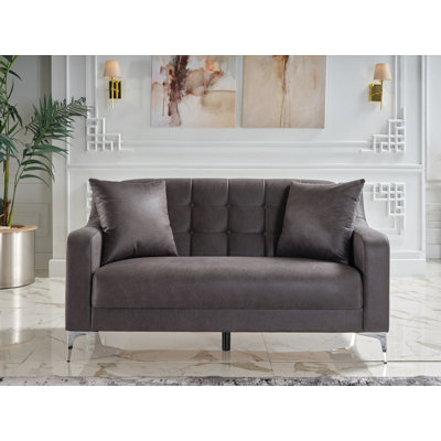 Khalif 62.6'' Upholstered Convertible Sofa