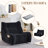 Bean Bag Chair with Armrests - Oversized Comfy Beanbag Lounge Lazy Floor Sofa Accent Chair-1276636736