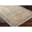 Everly Oriental Machine Made Power Loomed Polyester Area Rug in Gold-2138067660