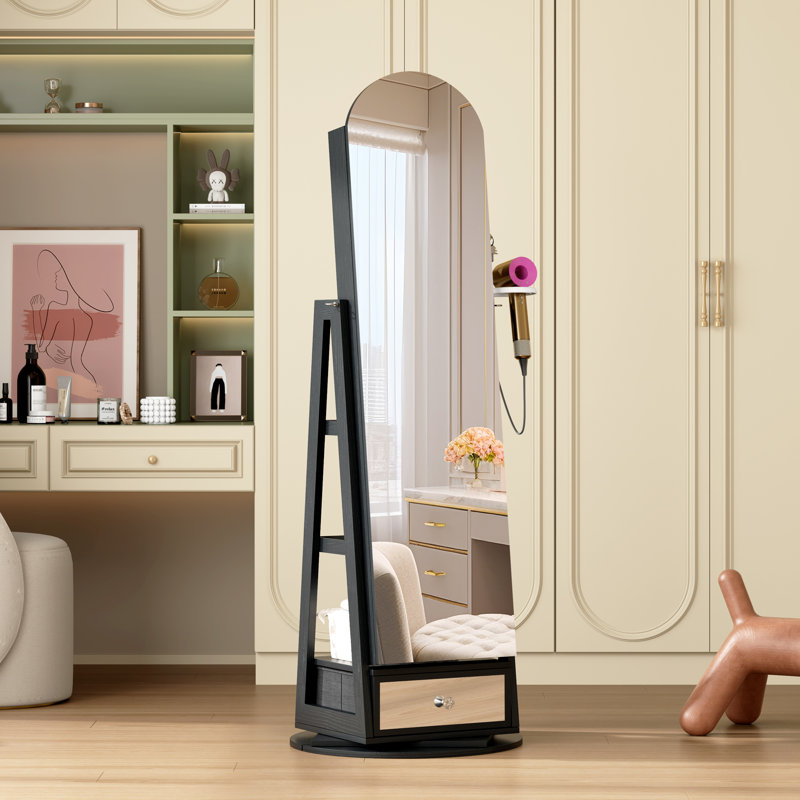Jewelry Armoire, Black