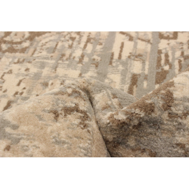Bloxson Beige Rug, Rectangle 5' x 8'