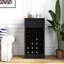 Armoire de bar à vin 24 pièces modulaire de couleur noire