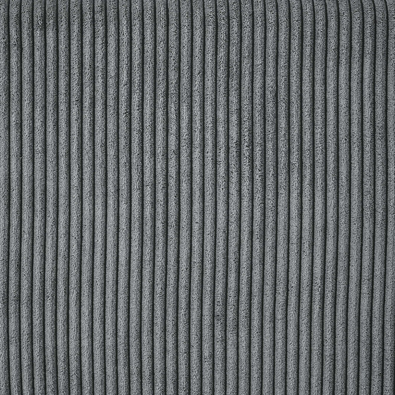 Grand modulaire réversible avec repose-pieds Tondreau Massasoit, Velours côtelé gris