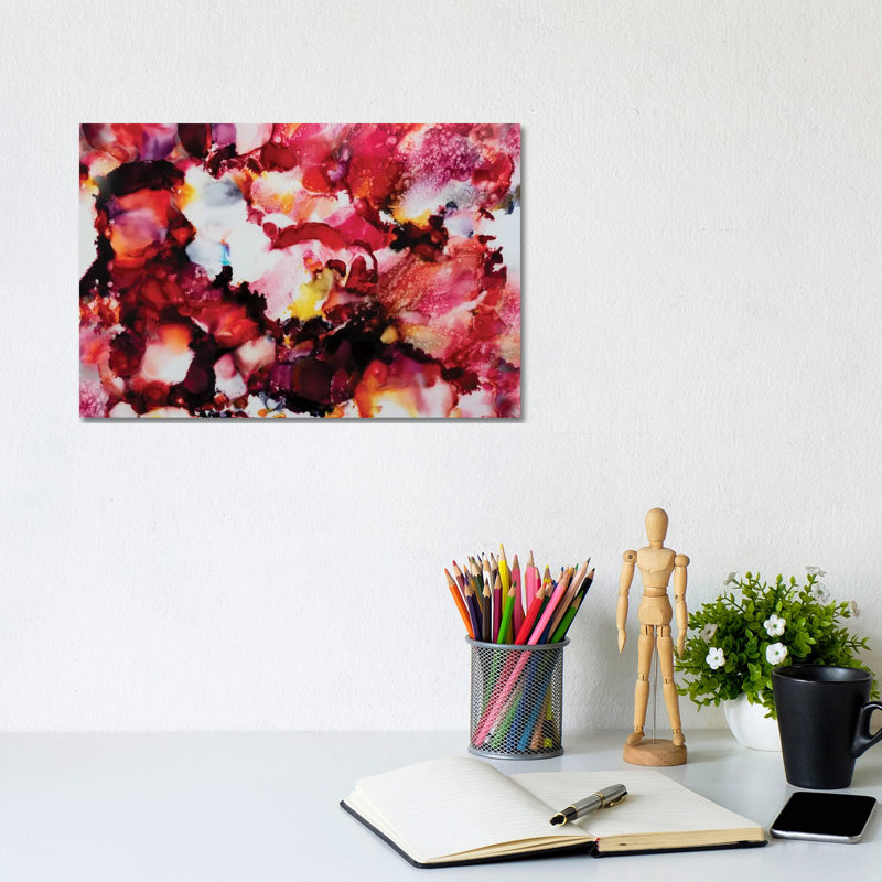 Red Dragon by LouLouArtStudio - Wrapped Canvas Print, 20.32 cm H x 30.48 cm W