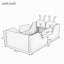 Lit plateforme tapissier simple avec coussin en lapin, lit pour enfants avec rails latéraux amovibles, tissu doux pour plus de sécurité et de confort-481770419