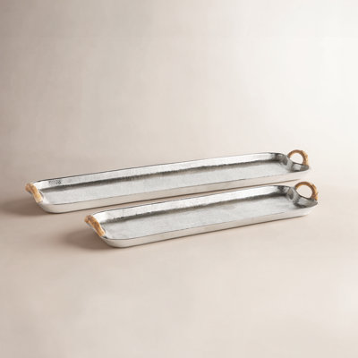 Hobbs Aluminum Tray - Set of 2