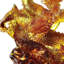 Arising from the East Handmade Glass Statue