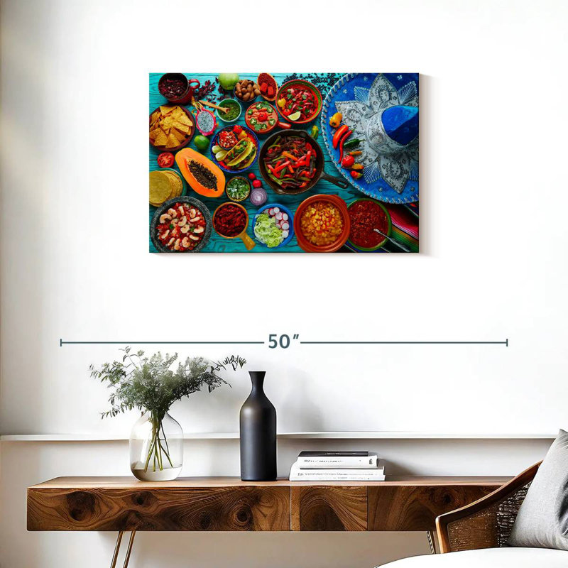Yarlin Mexican Dishes, 20" H x 30" W