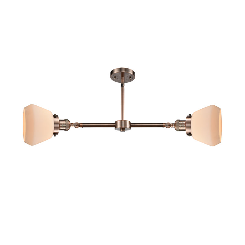 Chill 2 - Light Kitchen Island Pendant, No Bulb Included, Matte White Cased, Antique Copper