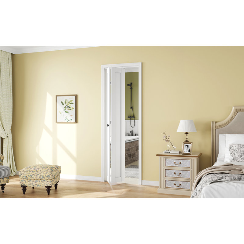 Porte pliante en bois manufacturé avec trousse de quincaillerie d'installation, 24 po x 80 po