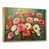 Toile avec cadre flottant or