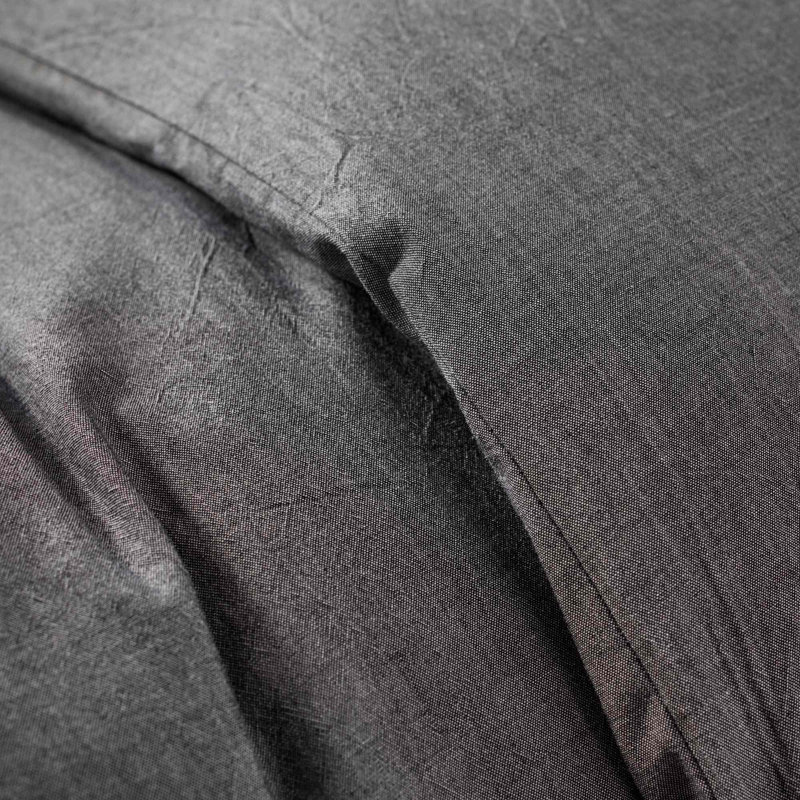 Hedge Solid Colour Duvet Cover, Anthracite