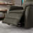 Global Home Swivel Glider Recliner With Manual Footrest