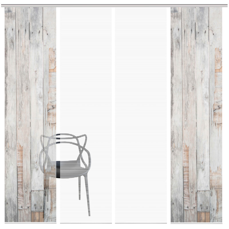 Semi Sheer Sliding Panel, Natural colors