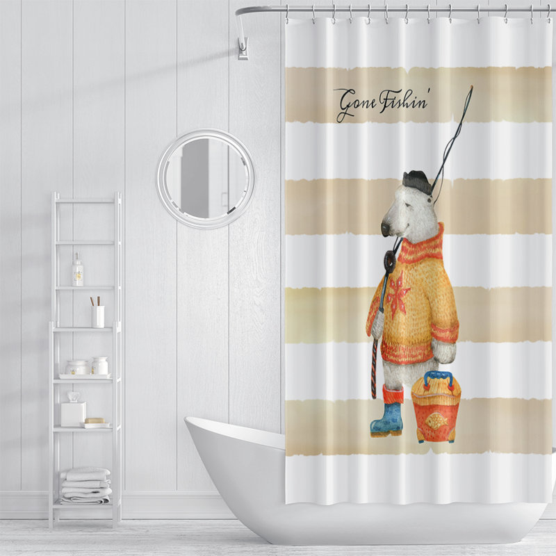 Raymond Striped Shower Curtain, 70" x 72"