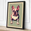 Pop Art Bulldog Modern - Wrapped Canvas-1307367420-1307367411