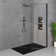 47.25" W X 31.5" D Rectangular Shower Base, Marble Grain