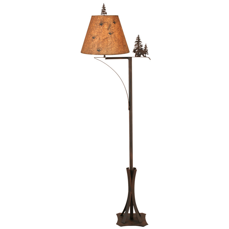 Ridgway 64.5'' Black Task Floor Lamp
