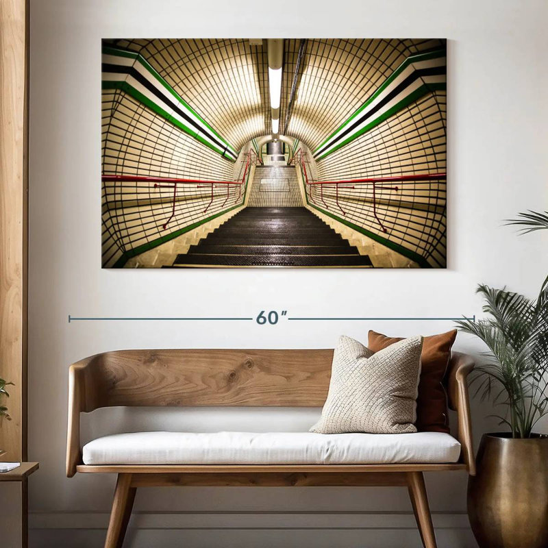 Escalier Lilie Subway, H 34 po x l 51 po