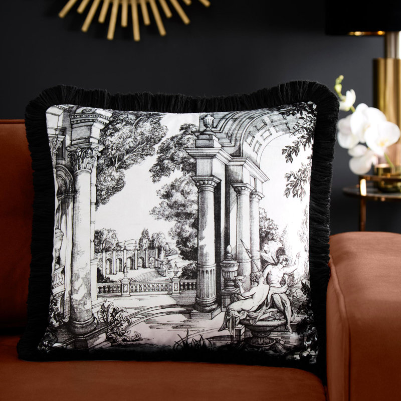 Laurence Llewelyn-Bowen Vista Filled Cushion Monochrome
